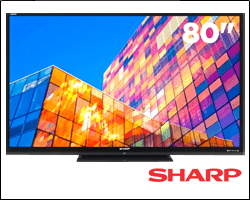 sharp tv 80